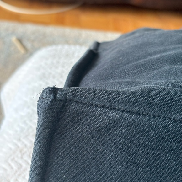 Hermes Fourre-tout Canvas black and greyTote Bag - Picture 3 of 16